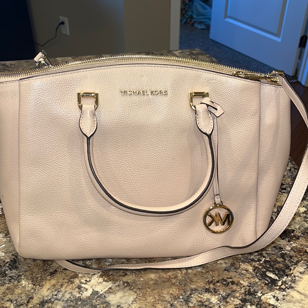 Michael Kors pink crossbody bag -great condition!